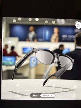 F01 Sunglasses On-Ear Stereo Wireless Headset LED  Audio Smart Sunglasses . New